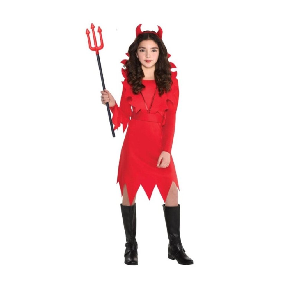 SUIT YOURSELF Devious Devil Halloween Costume Dress Up Girls Youth 12-14 NEW!